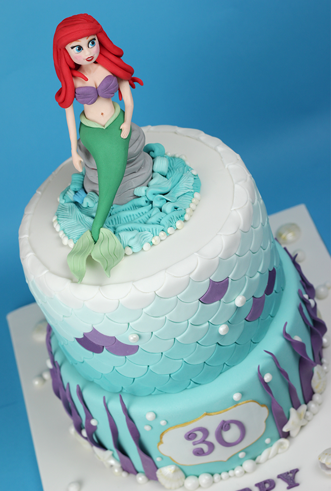 Ariel Mermaid Cake Cakey Goodness