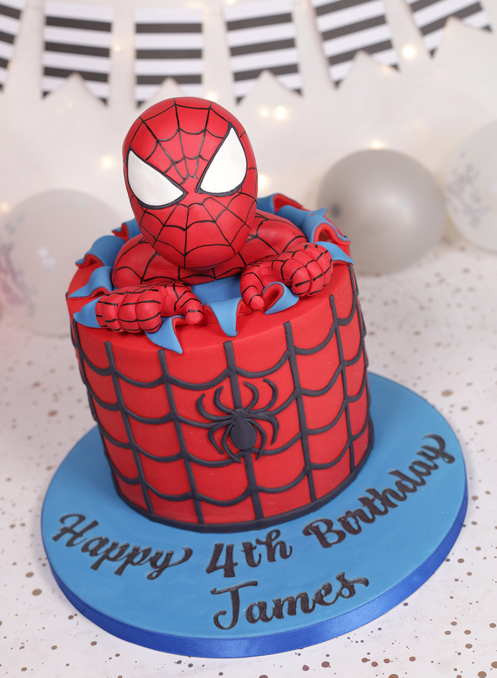 Spiderman Cake - Cakey Goodness