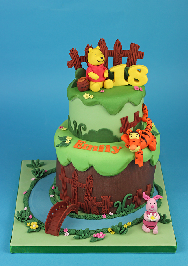 Winnie the Pooh & Friends Cake - Cakey Goodness
