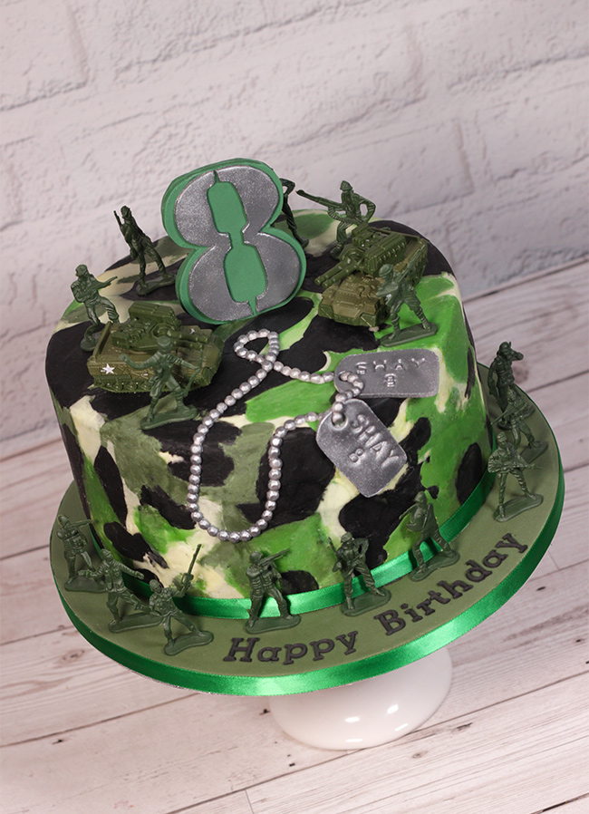 Camouflage Army Cake Cakey Goodness