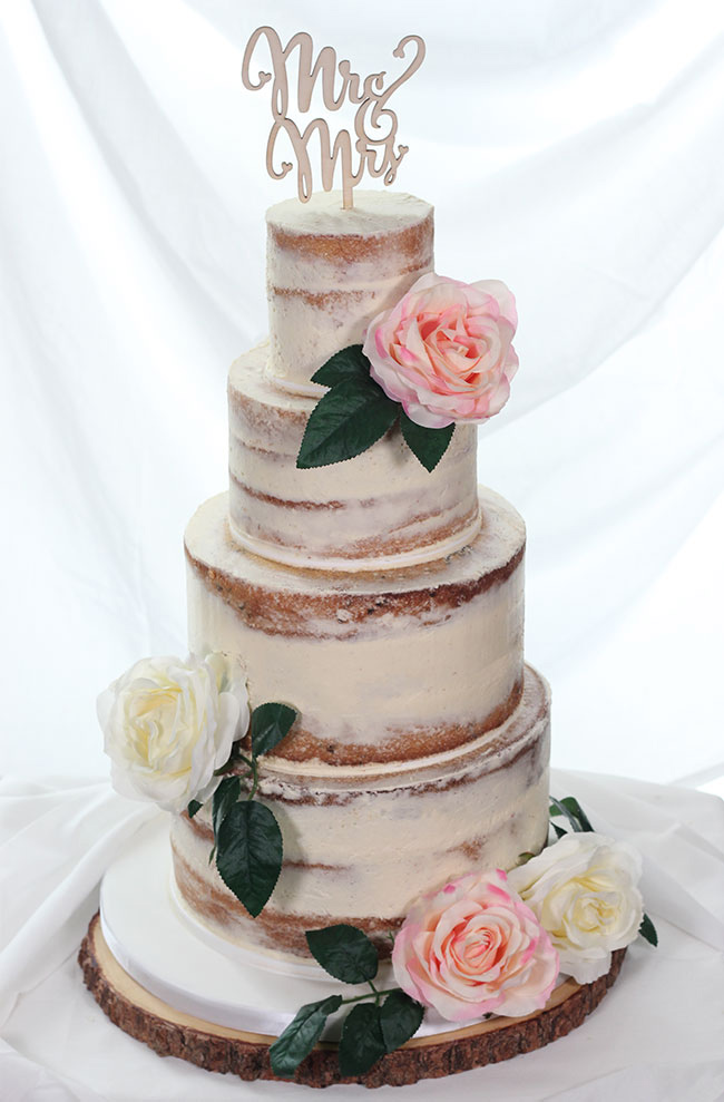 Pretty vintage wedding cake - Cakey Goodness