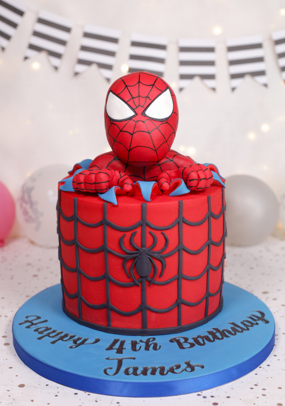 Spiderman Cake - Cakey Goodness