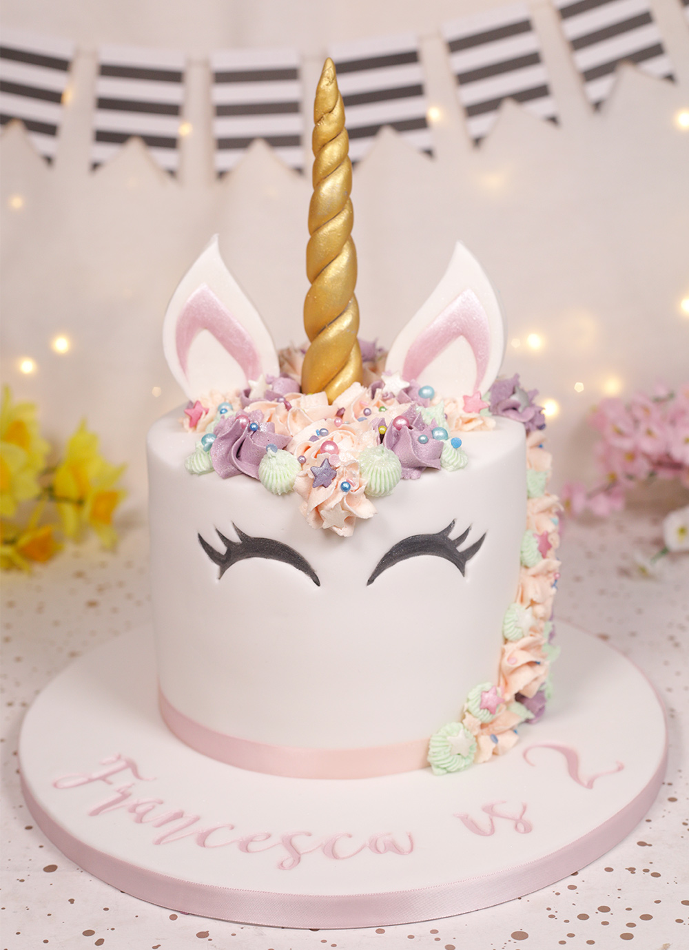 Unicorn Themed Birthday Cakes