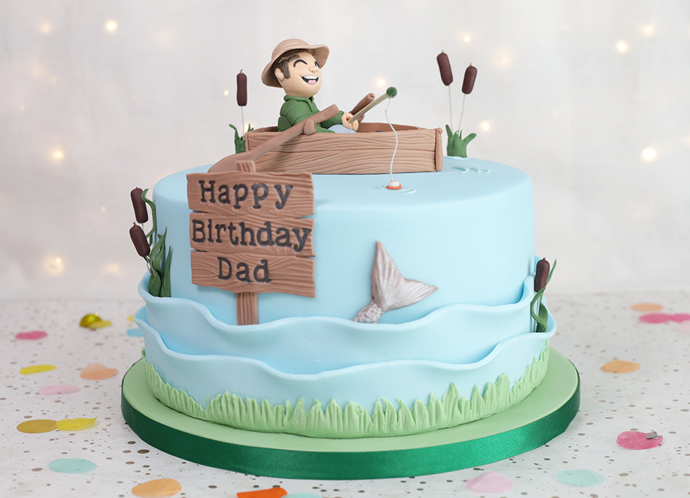 Fishing Boat Cake - Cakey Goodness
