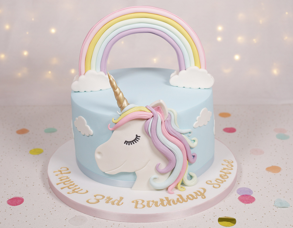 Unicorn Birthday Cake - Unicorn Cake - Unicorn Cupcake - Unicorn Party