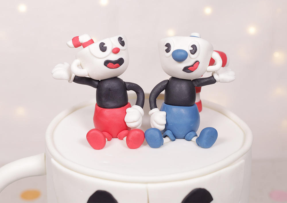 Cuphead & Mugman Inspired Cake - Cakey Goodness