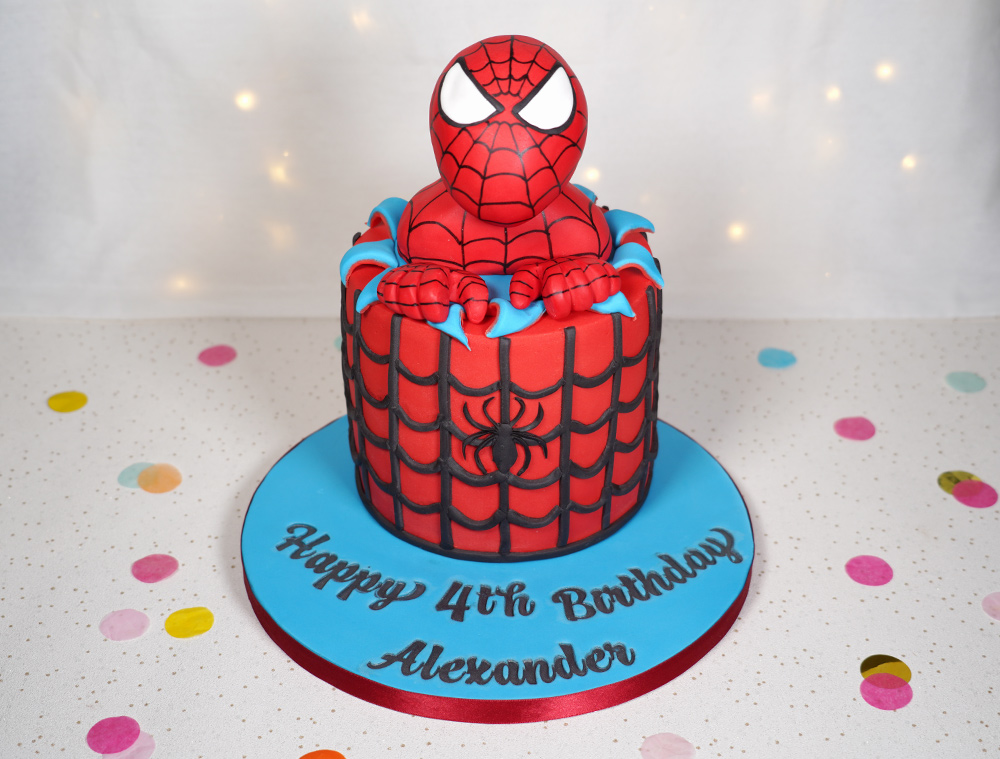 Spiderman Cake – Tuck Box Cakes-cokhiquangminh.vn